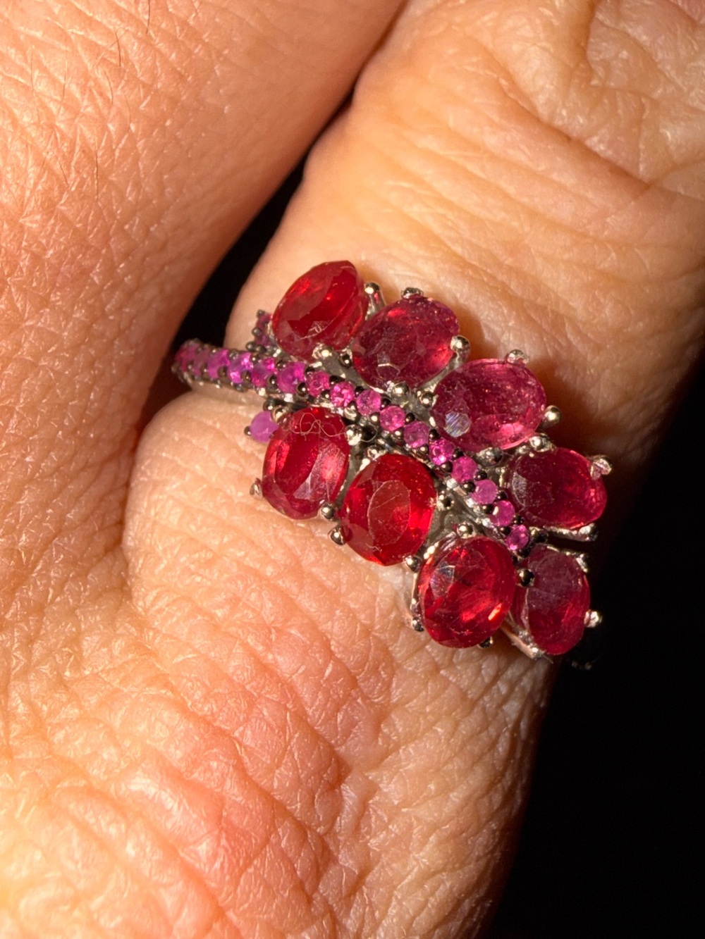 New 925 Sterling Silver Ruby ring size 9 - Picture 8 of 16